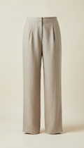 Soft Stone Linen Trousers